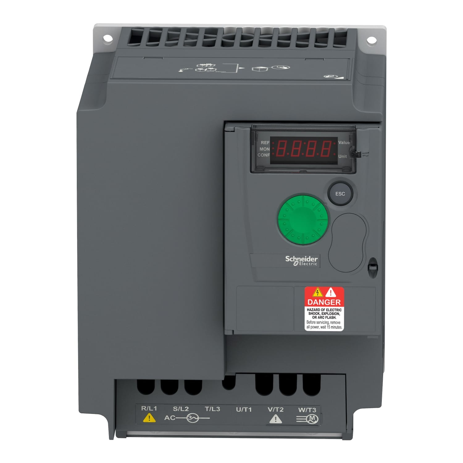 Variable Speed Drive, Easy Altivar 310, heavy duty, 4kW, 5hp, normal duty, 5.5kW, 7.5hp, 380 to 460V, without EMC - Image 2